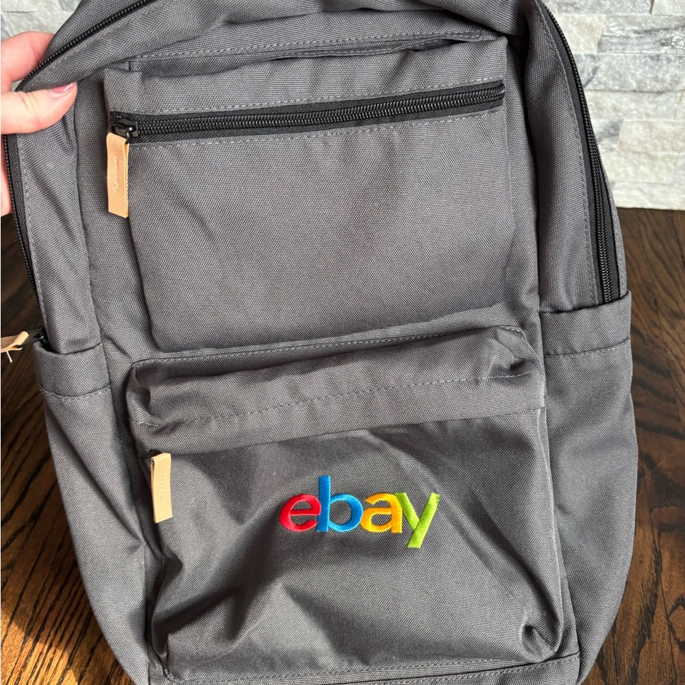 Gray EBay Backpack - Picture 2 of 4